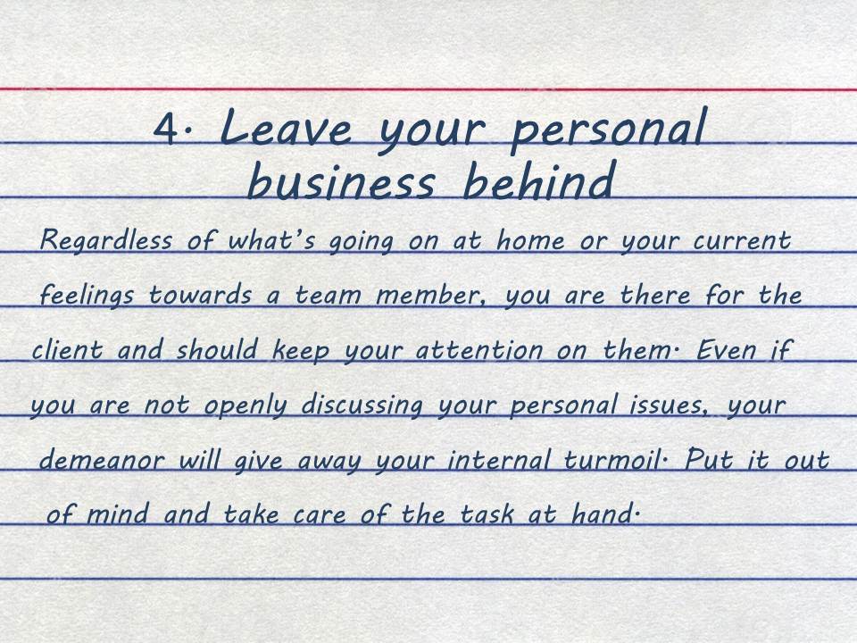 Impression Rule 4